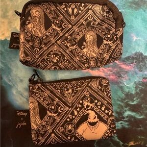 Disney jujube nightmare before Christmas coin purse and set piece